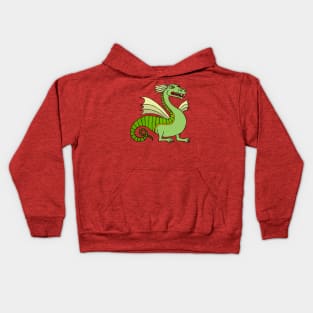 Green Chinese Dragon Kids Hoodie